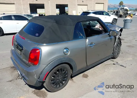 2016 Mini Convertible Cooper S z USA, uszkodzony, nr VIN WMWWG9C53G3C22588
